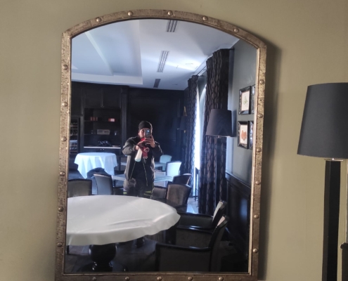Miroir avec cadre sur mesure