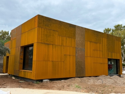 bardage en acier corten