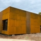 bardage en acier corten